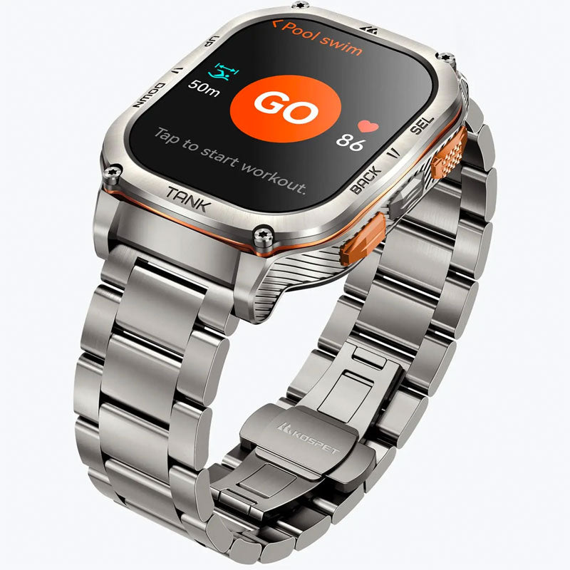 Kospet , smart watch , Tank M3 Ultra - Silver
