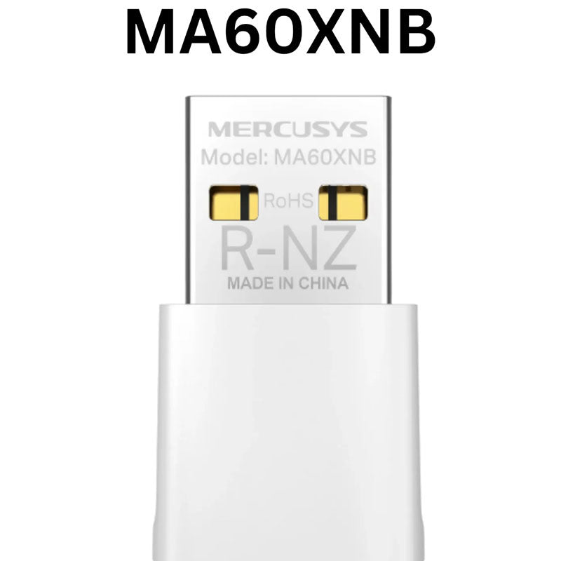 محول Mercusys MA60XNB – AX900 Nano Wi-Fi 6 Bluetooth USB مزود بهوائي داخلي، USB 2.0، WPA3 و Bluetooth 5.3
