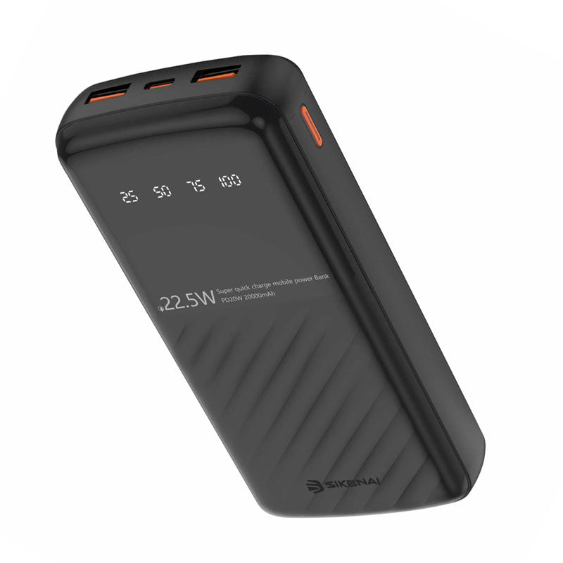 SIKENAI QSK-26 Power Bank 20000mAh 22.5W - Black