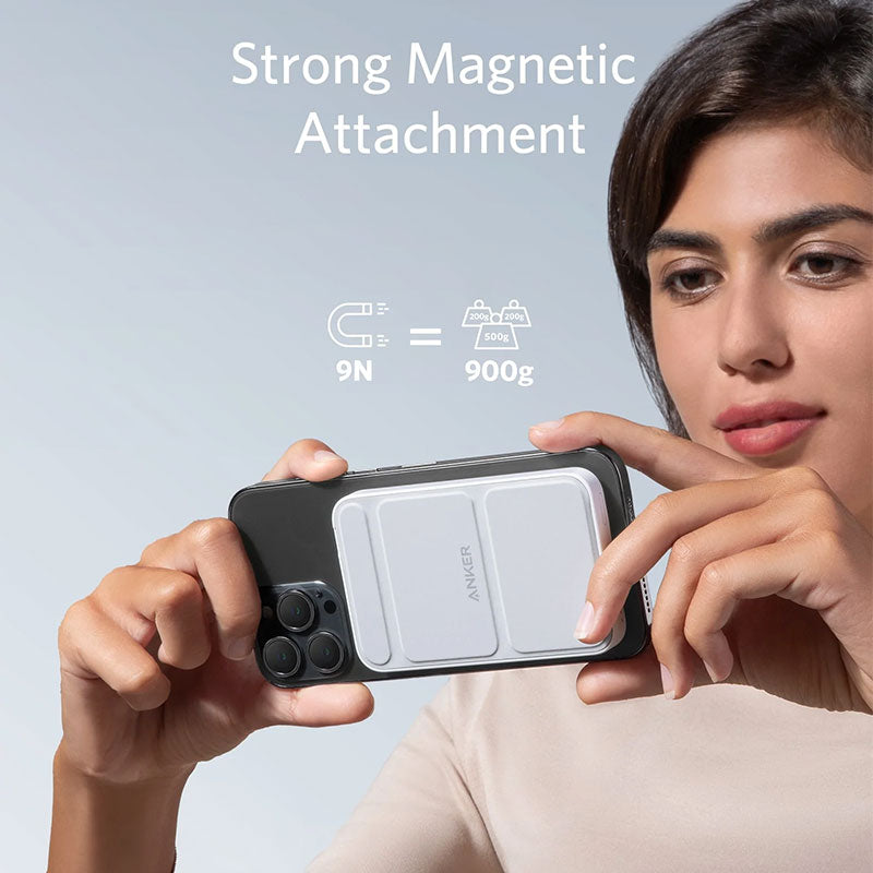 Anker Snap Charge Move Magnetic Wireless Portable Mag Go A1610H21 - White