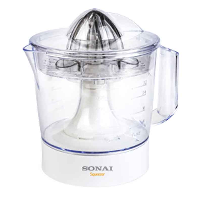Sonai Citrus Juicer Squeezer 30Watt , 1Liter , White - MAR-755