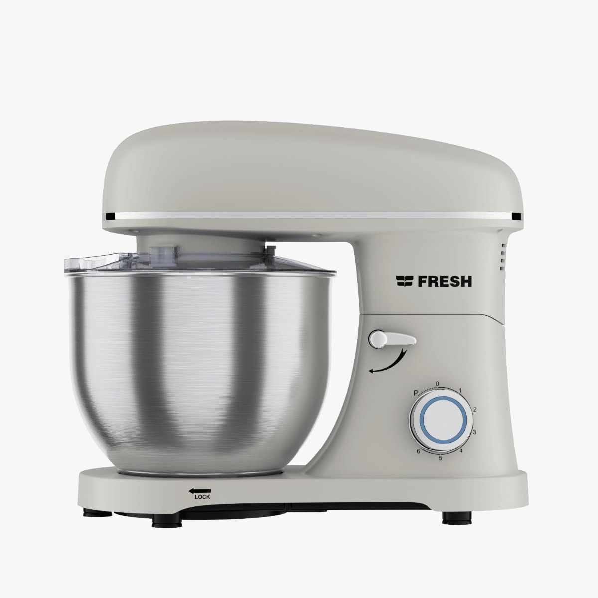 Fresh Stand Mixer Beige 8L-1900 Watt  FSM-1900-BG - Silver