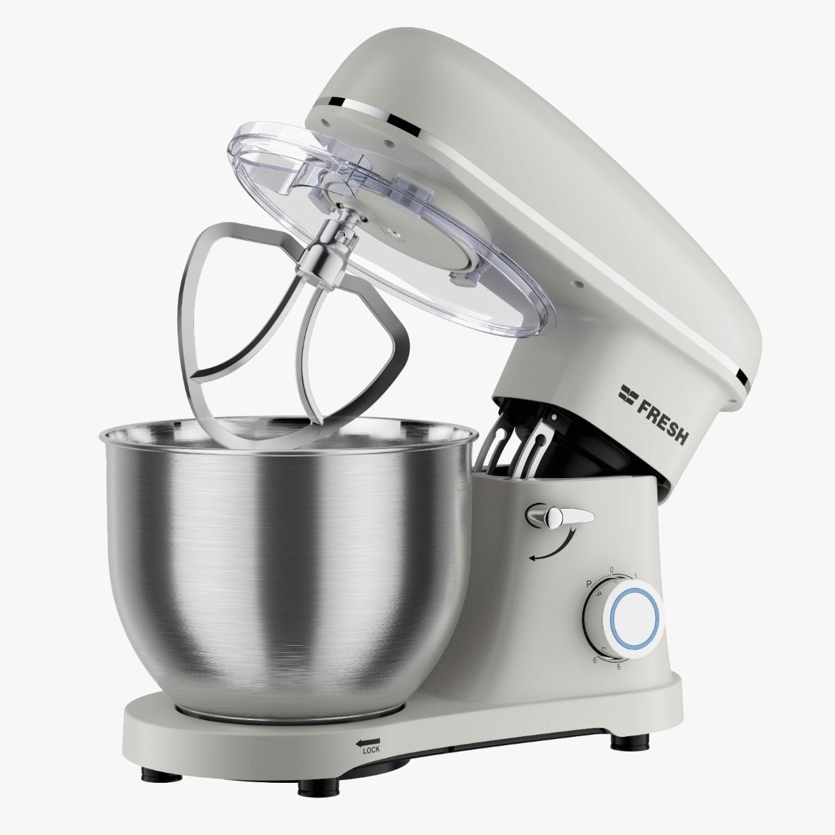 Fresh Stand Mixer Beige 8L-1900 Watt  FSM-1900-BG - Silver