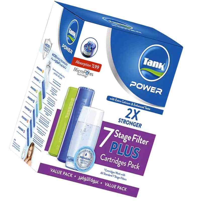 Tank Power Plus 7 Stages Water Filter Cartridge Pack 