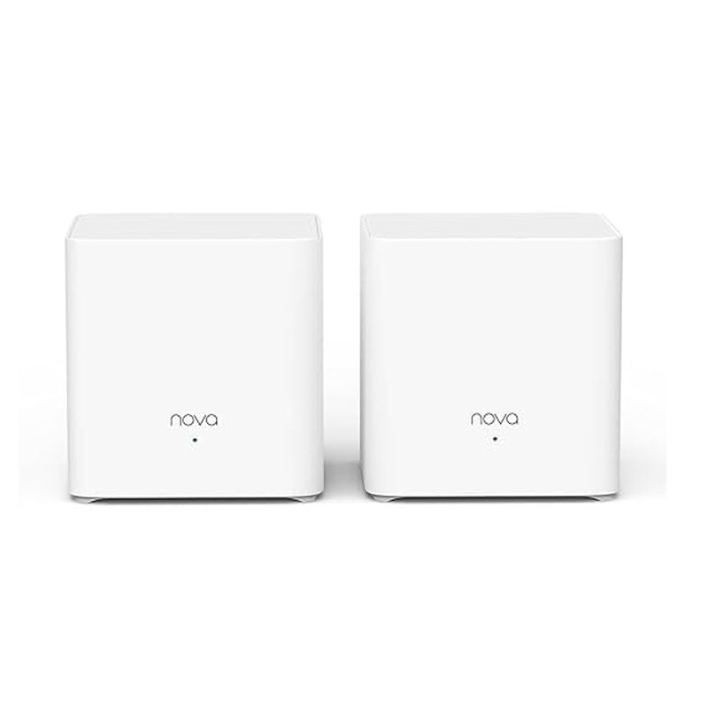 Tenda AX1500 Mesh WiFi 6 System Nova EX3 - Up to 1201Mbps on 5GHz, Covers Up to 200 Square Meters, Gigabit Dual Band Mesh Network for 80 Devices, Works with Alexa, 2-Pack