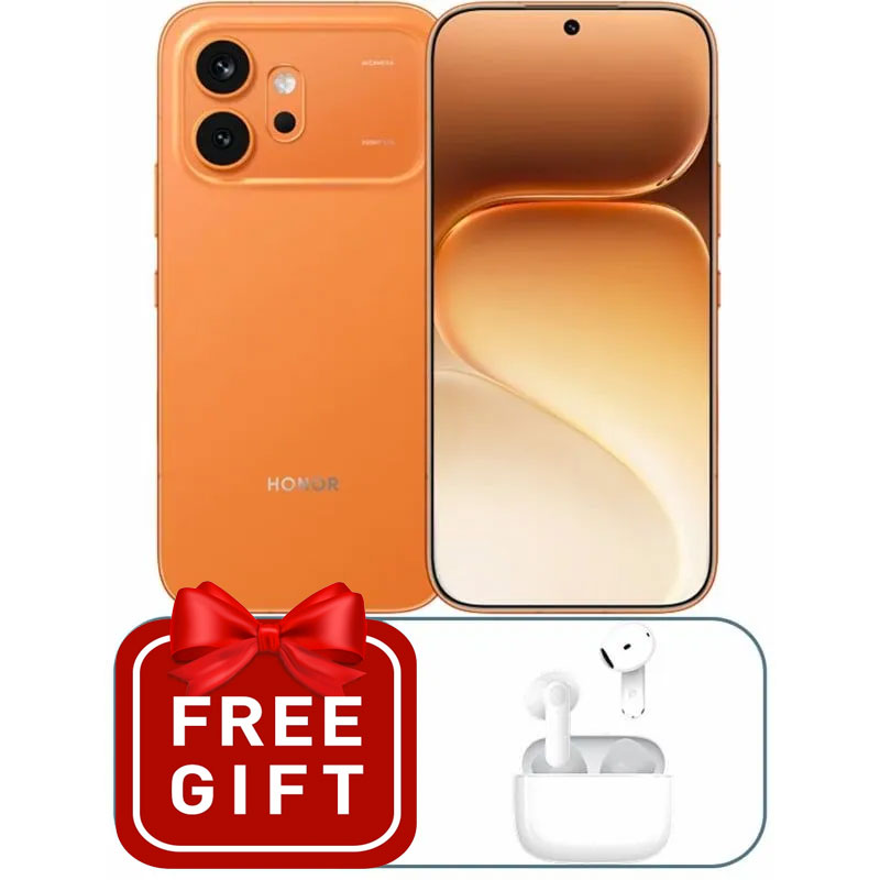 Honor 600 , Dual SIM , 5G , 256GB , 8GB , Orange (EARBUDS X7E ACTIVE+ COVER)
