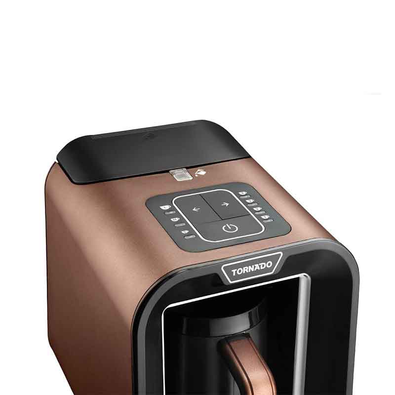 Tornado Automatic Turkish Coffee Maker 330ml , Brown x Black Water Tank -TCME-100S-PRO