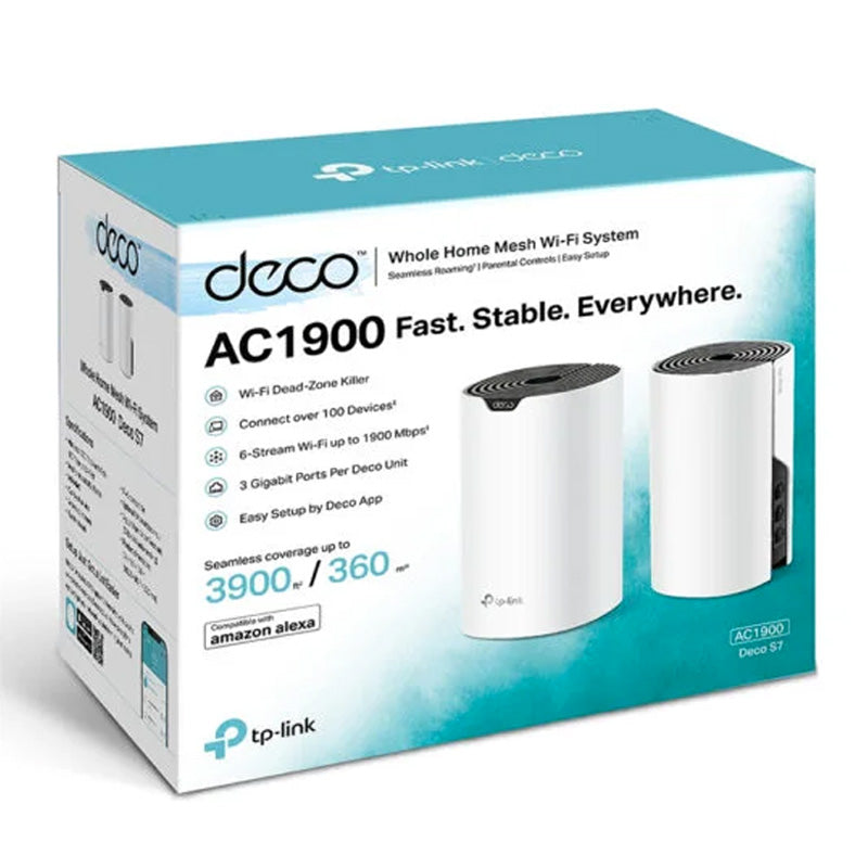 Tp-Link Deco S7 (2 Packs) AC1900 Whole Home Mesh Wi-Fi System