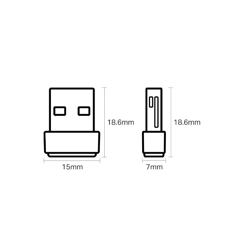 Tp-Link AC600 Nano Wireless USB Adapter Archer - T600U