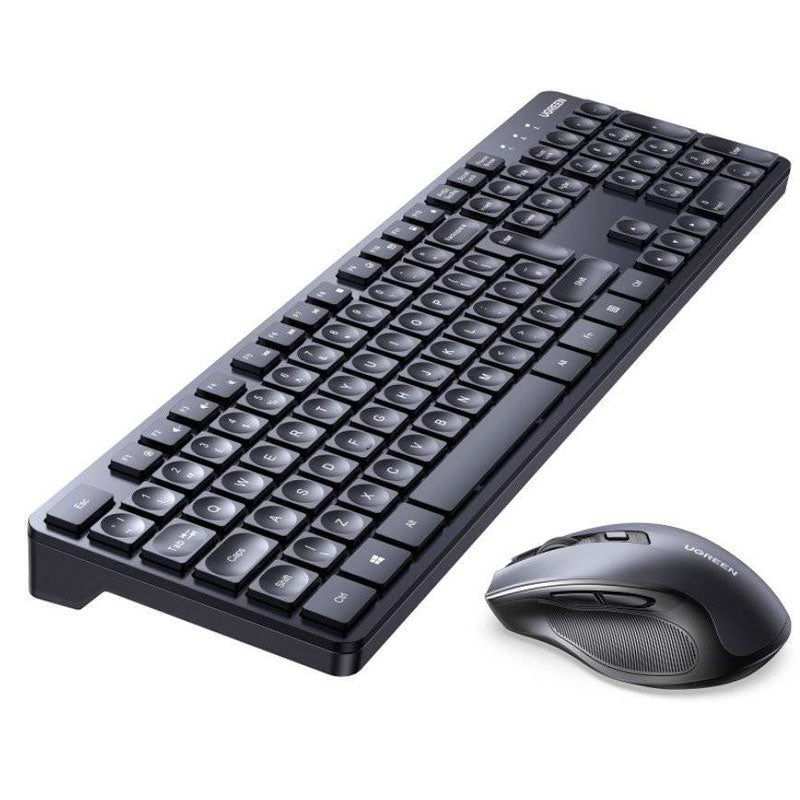 Ugreen MK006 Wireless Keyboard Mouse Combo - Black