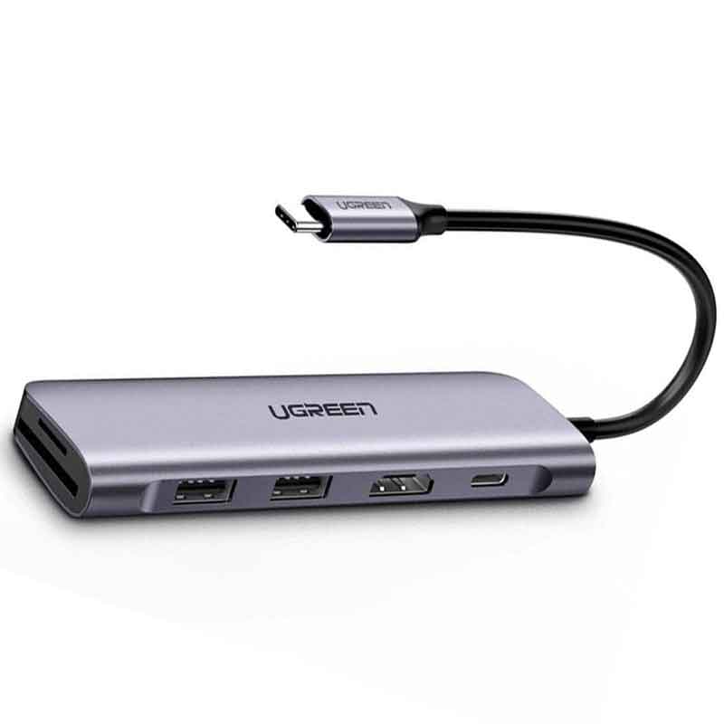 UGREEN HUB Adapter USB-C To 6-Port Multi , CM195/70411 
