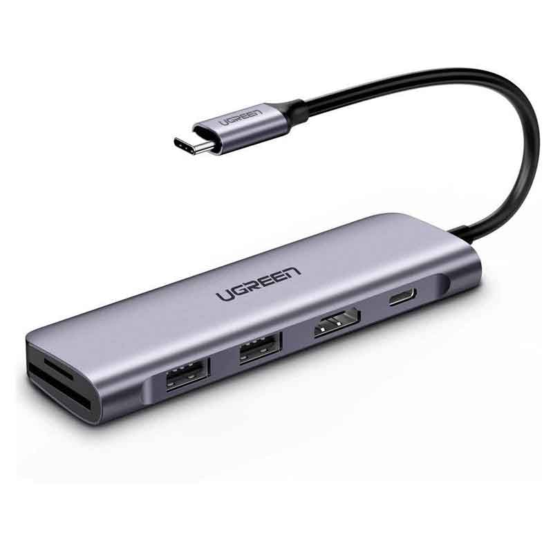 UGREEN HUB Adapter USB-C To 6-Port Multi , CM195/70411 
