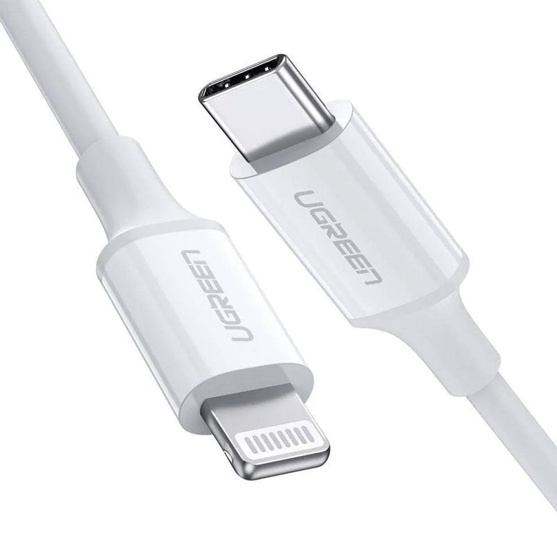 Ugreen US171 MFi USB-C to Lightning Charging Cable - 1M - White