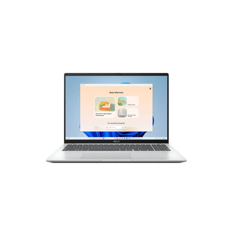 ASUS Vivobook 16 X1607CA-MB157W Laptop, Intel Core Ultra 7 255H Processor, 16 Inch WUXGA Display, 512 GB SSD, 16 GB RAM DDR5, Intel Graphics, Win11, Cool Silver