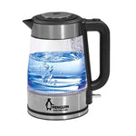 Penguin Electric Kettle , 2 Liter 2200 Watt , pk-1000 - Black Silver
