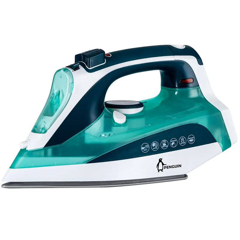 Penguin , Electric Iron, Ceramic Sole ,  2600 Watts  , PI2600  , - Green