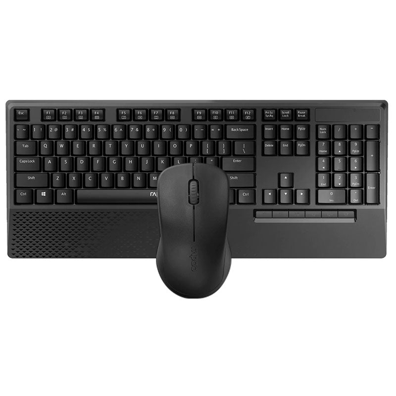 Rapoo Combo Mouse & Keyboard Wireless X1960 - Black