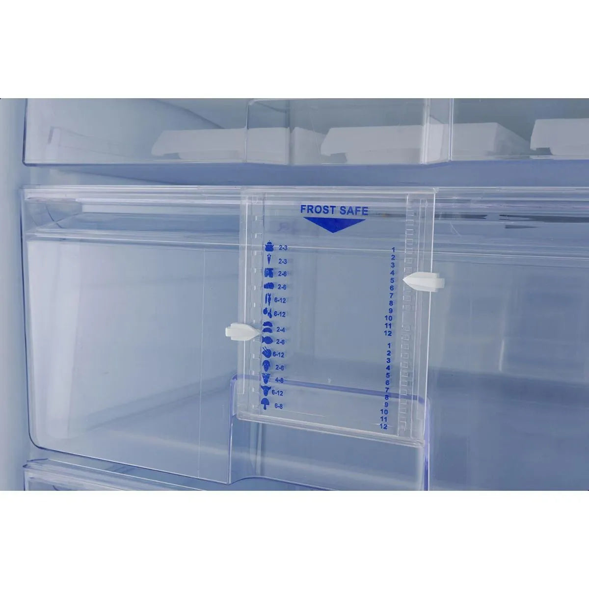 Kiriazi Upright Digital Deep Freezer, No Frost, 5 Drawers, 230 Liter, KH235VF - Silver