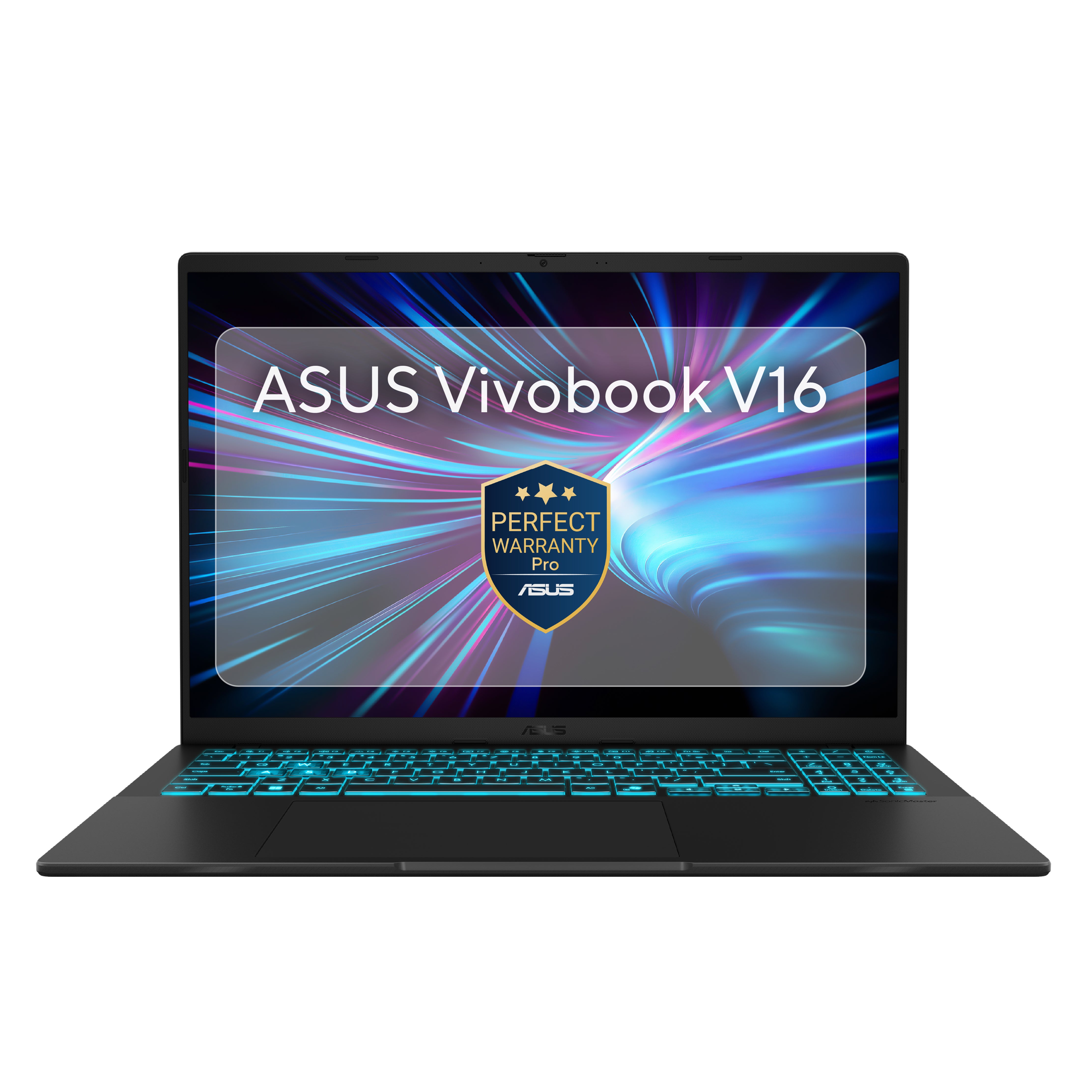 لابتوب ASUS V16 بمعالج Intel Core 7 240H، 32GB RAM، 1TB SSD، كارت NVIDIA GeForce RTX 5060، شاشة 16 بوصة 2.5K، ويندوز 11، موديل V3607VM-PL027W - أسود