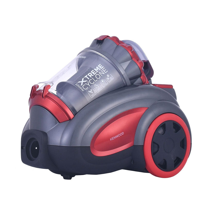 Kenwood Bagless Vacuum Cleaner,  3.5L , 2200 Watt, Black and Red - VBP80.000RG