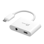 j5create_USB-C® to 3.5mm Audio Adapter with Power Delivery- JCA122