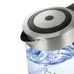 Penguin Electric Kettle , 2 Liter 2200 Watt , pk-1000 - Black Silver
