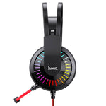 Hoco Headphone Wired Gamming , Red - W105
