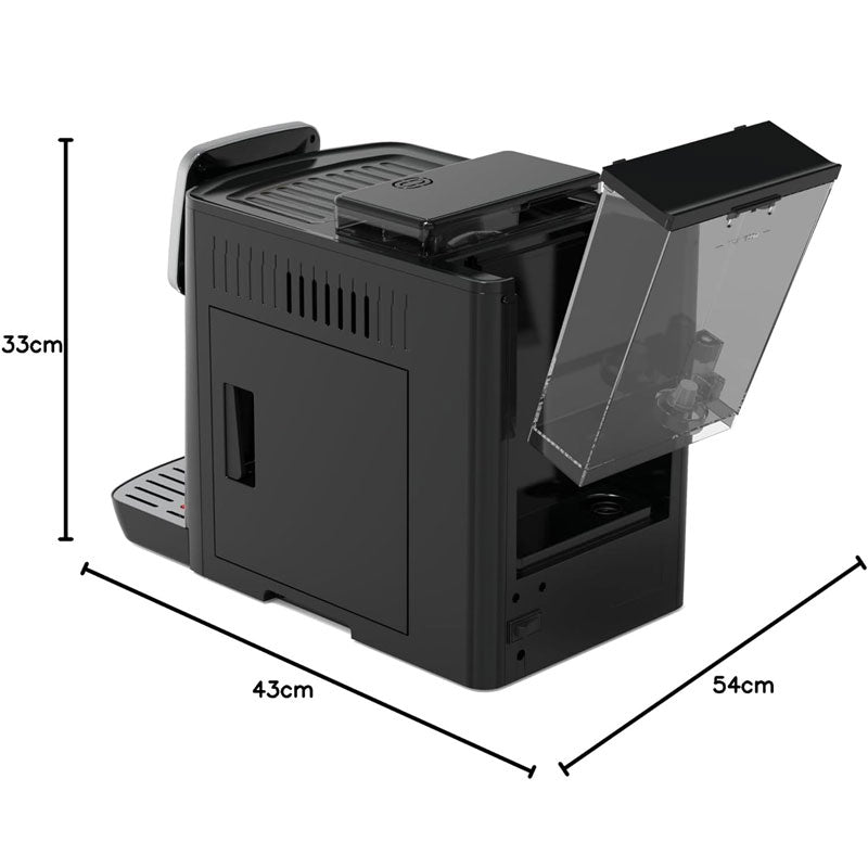 Okka , Cooffe machine espresso , Pro M Fully Automatic Machine , OK0028-05 Black-Chrome
