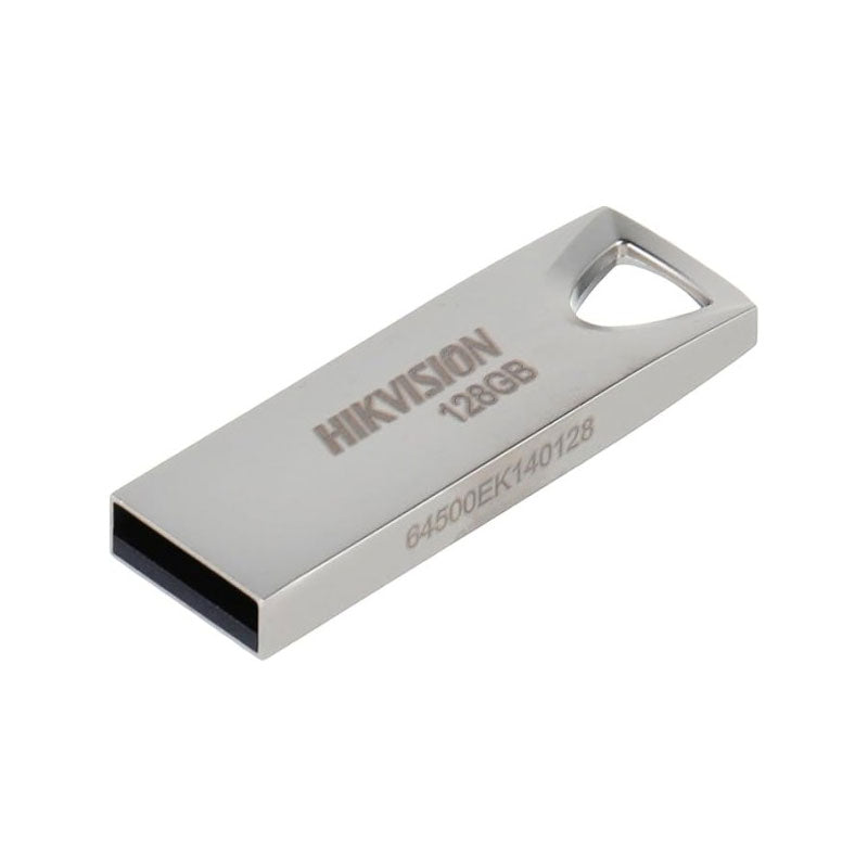 Hikvision M200 Flash Drive 128GB USB2.0, Flash Storage Memory Stick, with Metal Case for Data Storage and Backup, Speed up to 30-80mb/s
