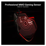 Redragon , Bullseye Gaming Mouse , M806, 7 Programmable Buttons , Wired RGB Gamer Mouse - Black
