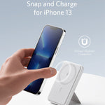 Anker Power Bank Wireless Core Magnetic With Bracket A1611H31 - White