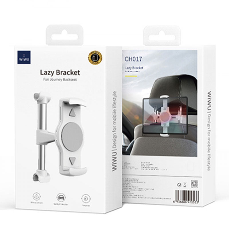 WIWU CH017 Holder Backseat Lazy Vehicle for Mobile and Tablet - White