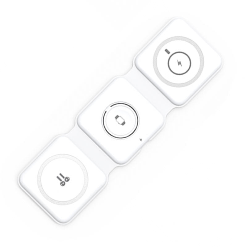 WIWU M6 Magnetic Wireless Charger 3-IN-1 Power Air - White