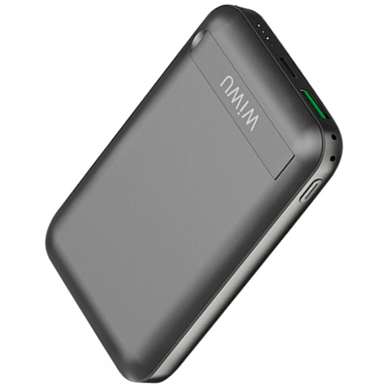 WIWU Power Bank Magnetic 10000mAh Wireless Snap Cube - Black