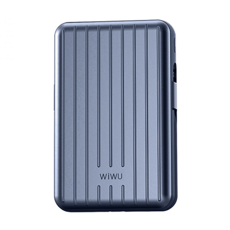 WIWU Trunk Series Power Bank Magnetic Wireless 5000mAh 15W - Blue
