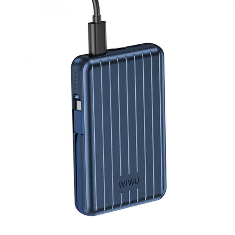 WIWU Trunk Series Power Bank Magnetic Wireless 5000mAh 15W - Blue