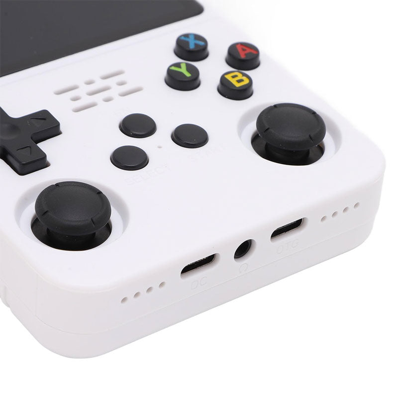 Linux Retro , Handheld Gaming Console Undefined , 64 GB , Undefined , R36S - White
