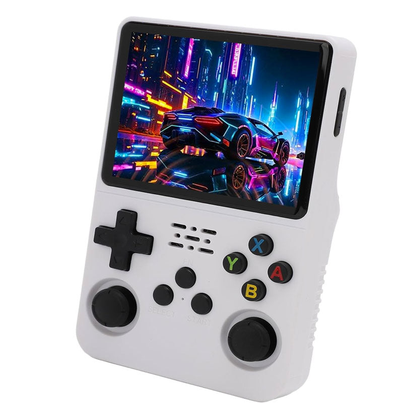 Linux Retro , Handheld Gaming Console Undefined , 64 GB , Undefined , R36S - White
