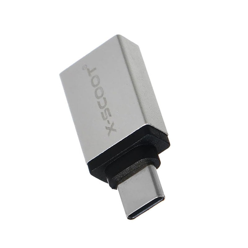 X-SCOOT XS-501 OTG Cable Convertor USB 2.0 to Type-C - Silver