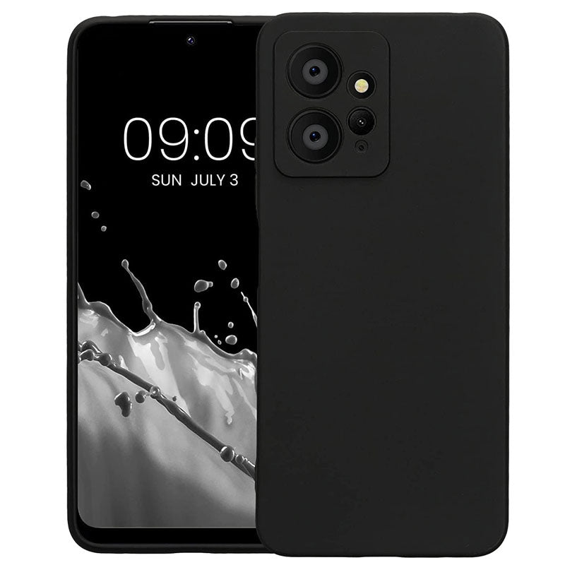 Xiaomi Note 12 Silicon Back Cover - Black
