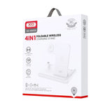 XO Charger Holder 15W Wireless 4-IN-1 - White - XO-WX033