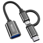 YESIDO GS02 Cable OTG 2-in-1 Super Fast