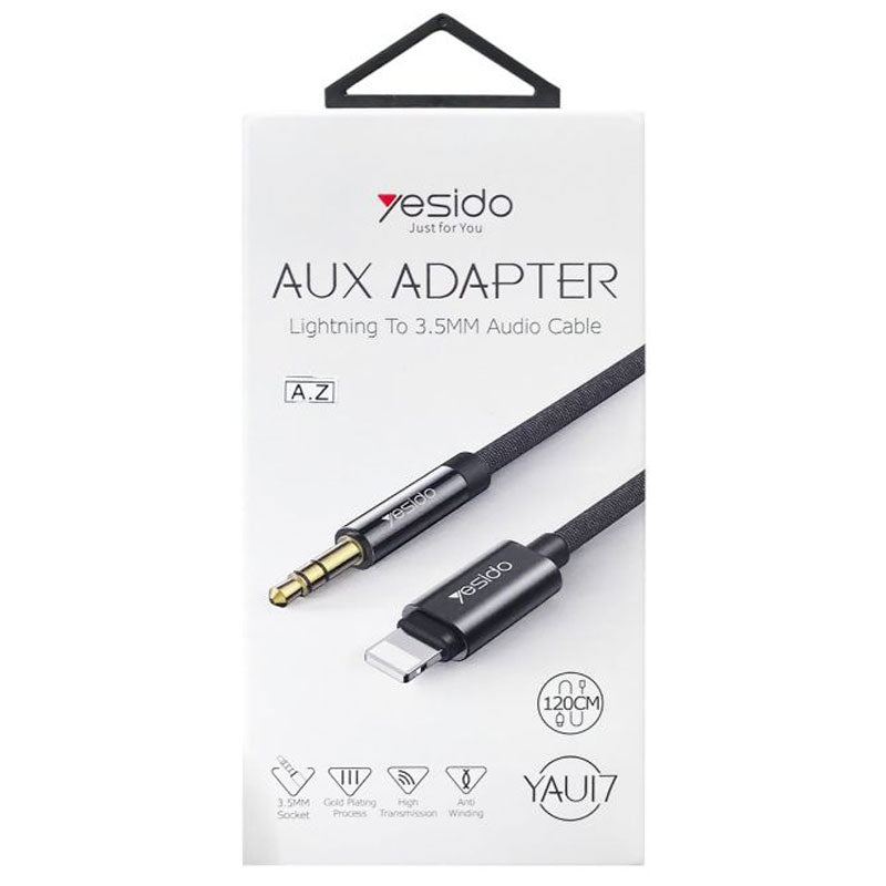 Yesido YAU17 Lightning Cable to 3.5MM - 1.2M