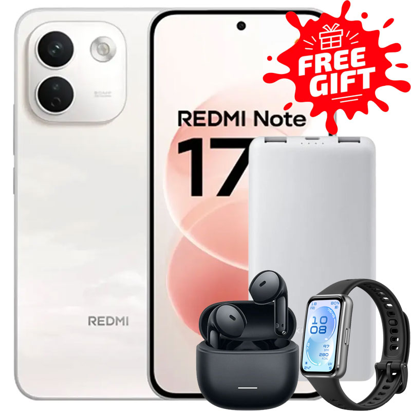 Xiaomi Redmi Note 17 Pro Max Dual Sim - 256GB,12GB Ram, 5G(BUDS 8 ACTIVE + BAND11 ACTIVE + POWER BANK 10000 MAH 22.5 LITE)