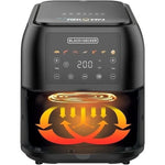 العربي: بلاك+ديكر قلاية هوائية 8 لتر ديجيتال 1700 وات , SAF80W-B5 - أسود 
