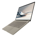 لابتوب ASUS Zenbook A14، Snapdragon X2 Elite، رام 16GB، SSD 512GB، Qualcomm Graphics، شاشة 14" WUXGA، Windows 11، موديل UX3407NA-QD15CW، Zabriskie Beige