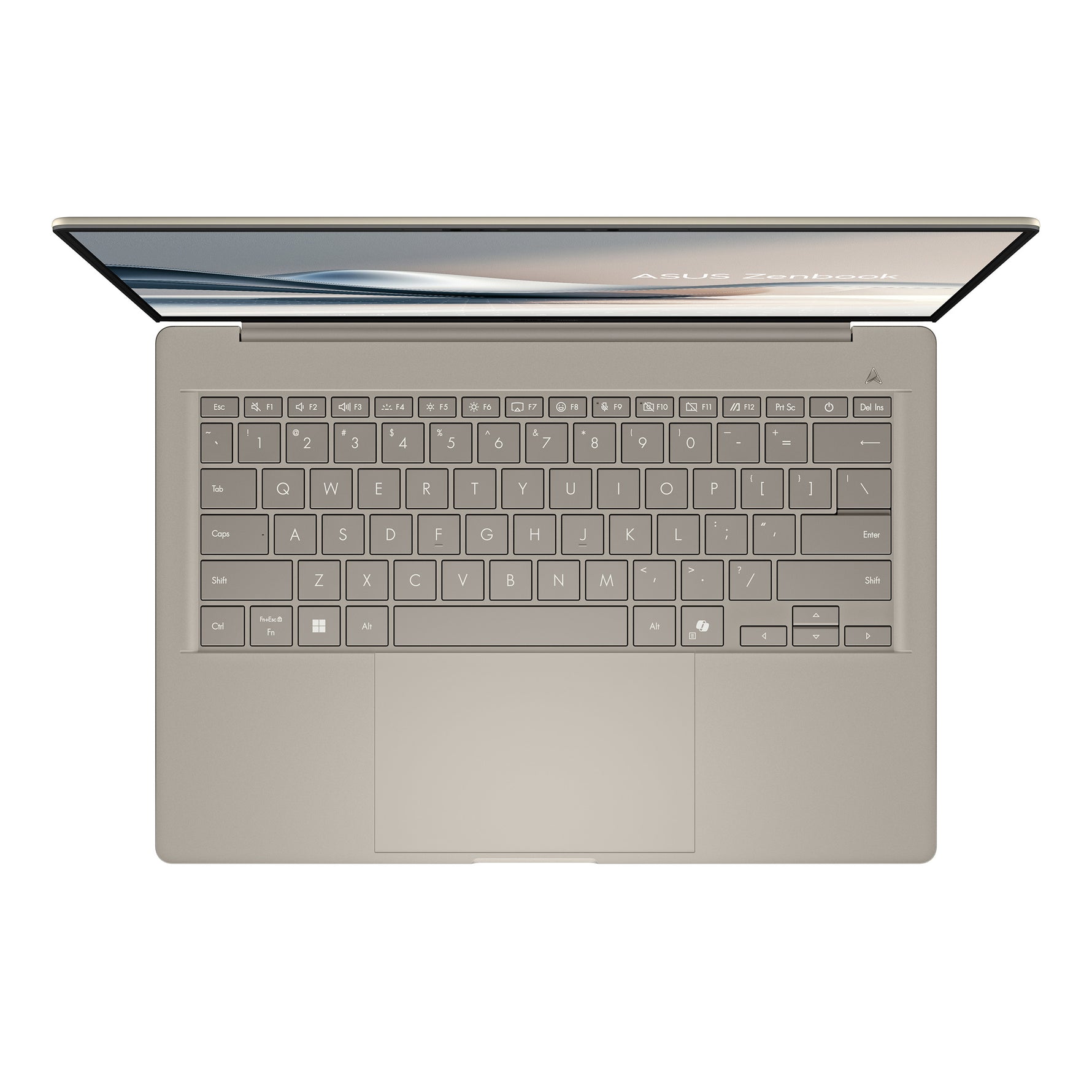 لابتوب ASUS Zenbook A14، Snapdragon X2 Elite، رام 16GB، SSD 512GB، Qualcomm Graphics، شاشة 14" WUXGA، Windows 11، موديل UX3407NA-QD15CW، Zabriskie Beige