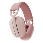 Logitech Zone Vibe 100 Wireless Headset Stereo Microphone - pink