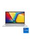 ASUS Vivobook 16 Laptop, Intel Core i7-13620H, 16GB RAM, 512GB SSD, Intel UHD Graphics, 16
